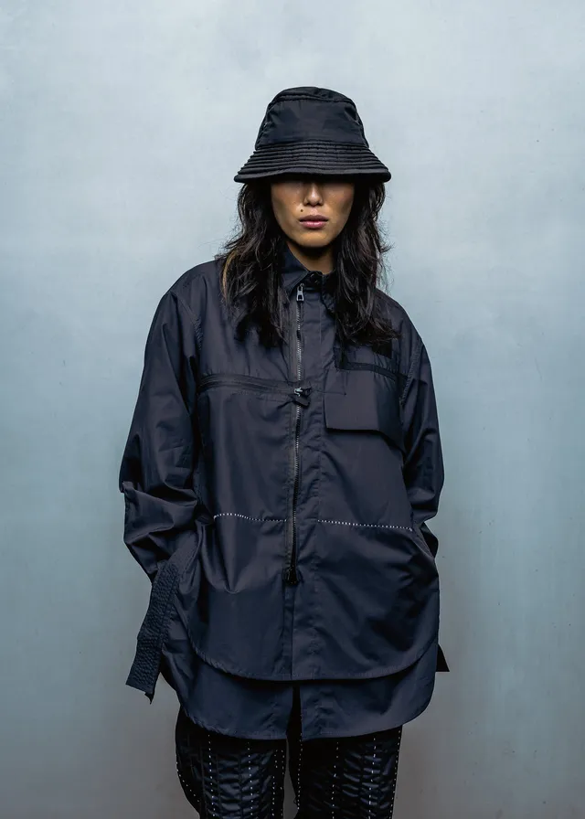 dennis-chuene-maru-layered-shirt-hemd-baumwolle-langarm image 1