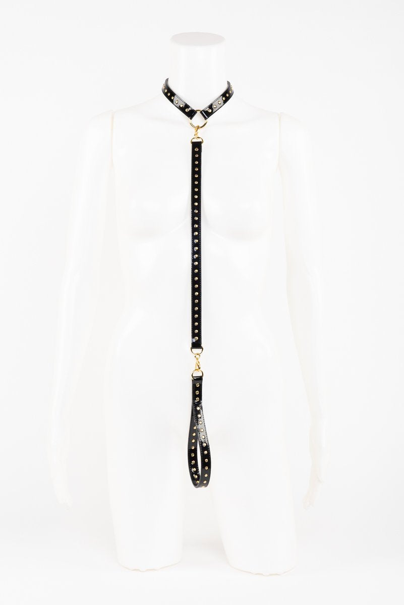 fr-ulein-kink-ricco-t-strap-fesseln-lackleder-schwarz image 5