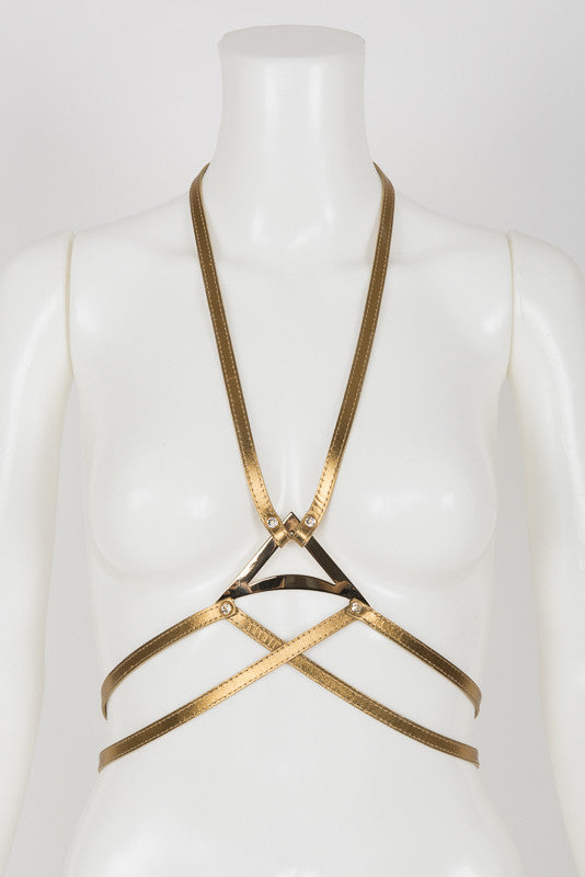 fr-ulein-kink-harnesses-lavish-harness-k-rperharness-bronze image 1