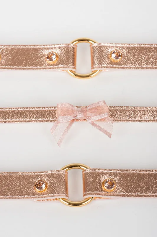 fru00e4ulein-kink-lolita-handfesseln-rosegold-leder image 1
