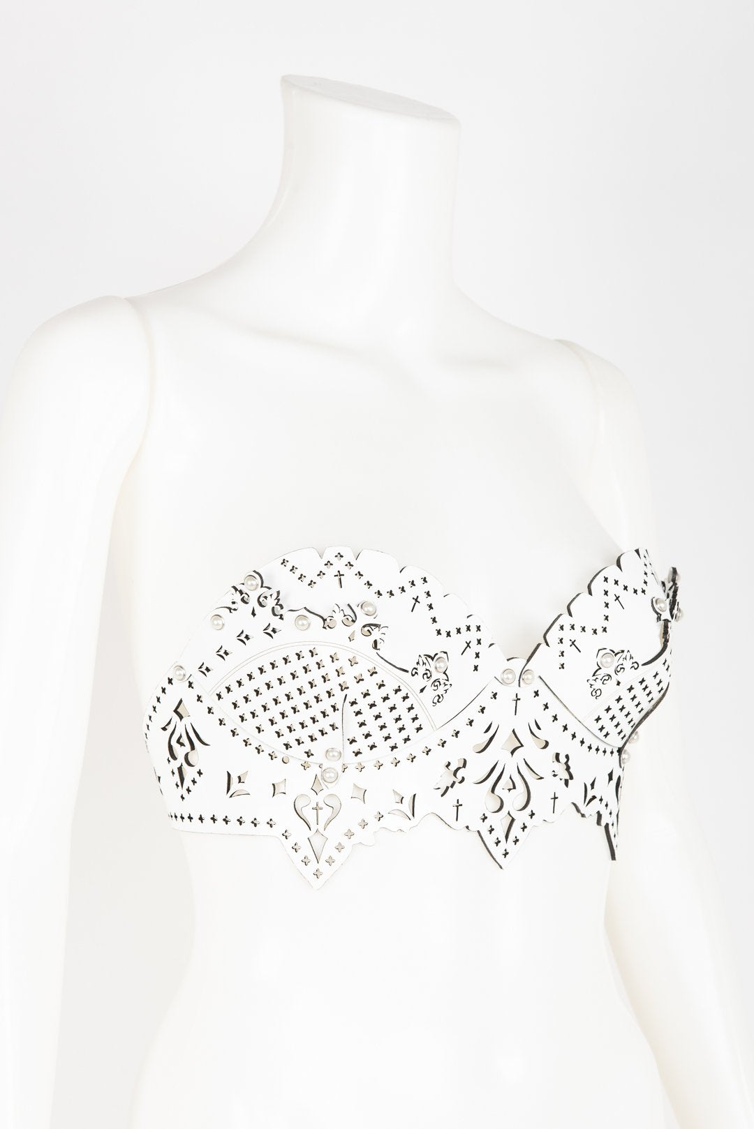 fr-ulein-kink-bianco-bra-bh-wei-lackleder-perlen image 5