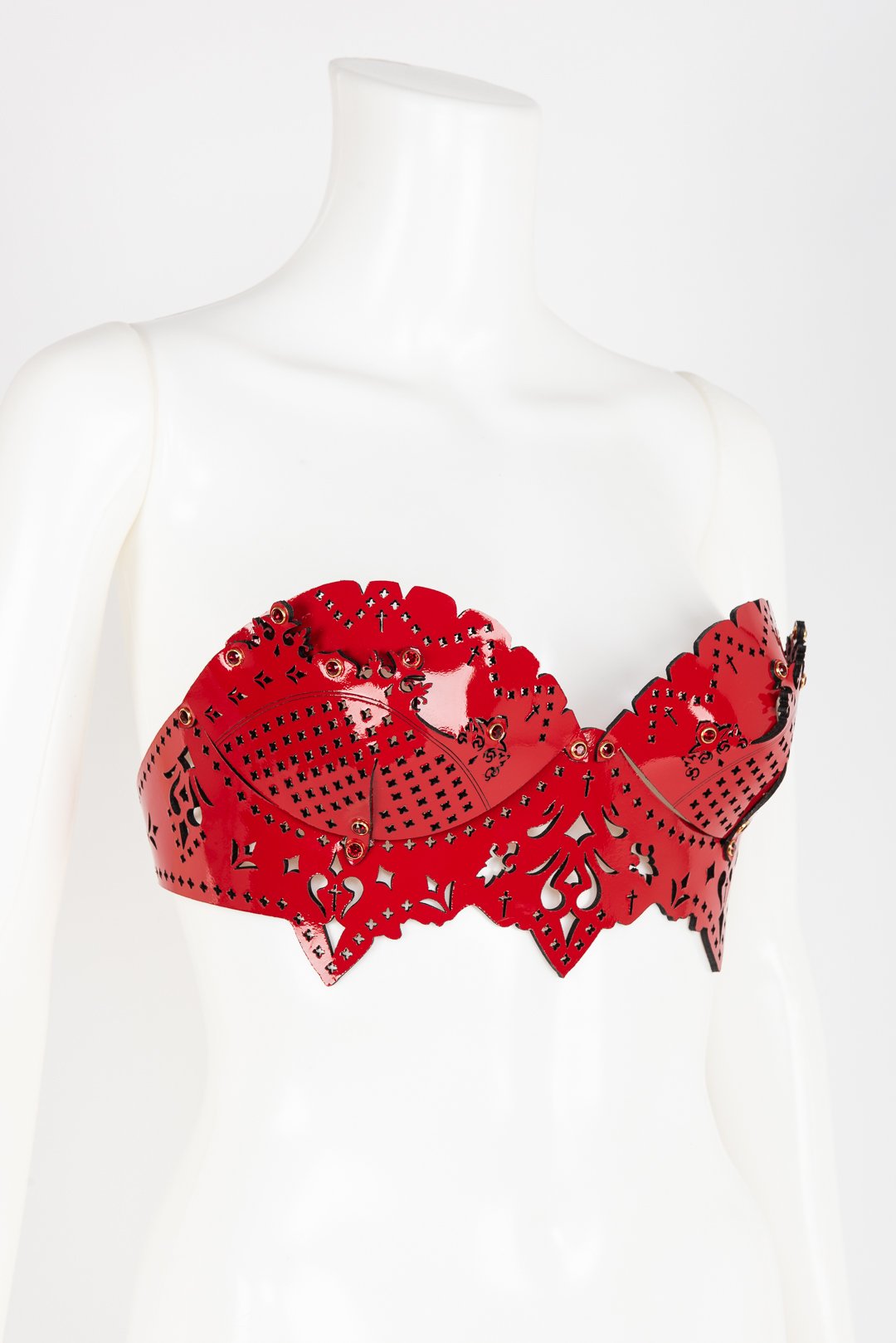 fr-ulein-kink-rosso-bh-leder-rot-swarovski-gr-one image 5