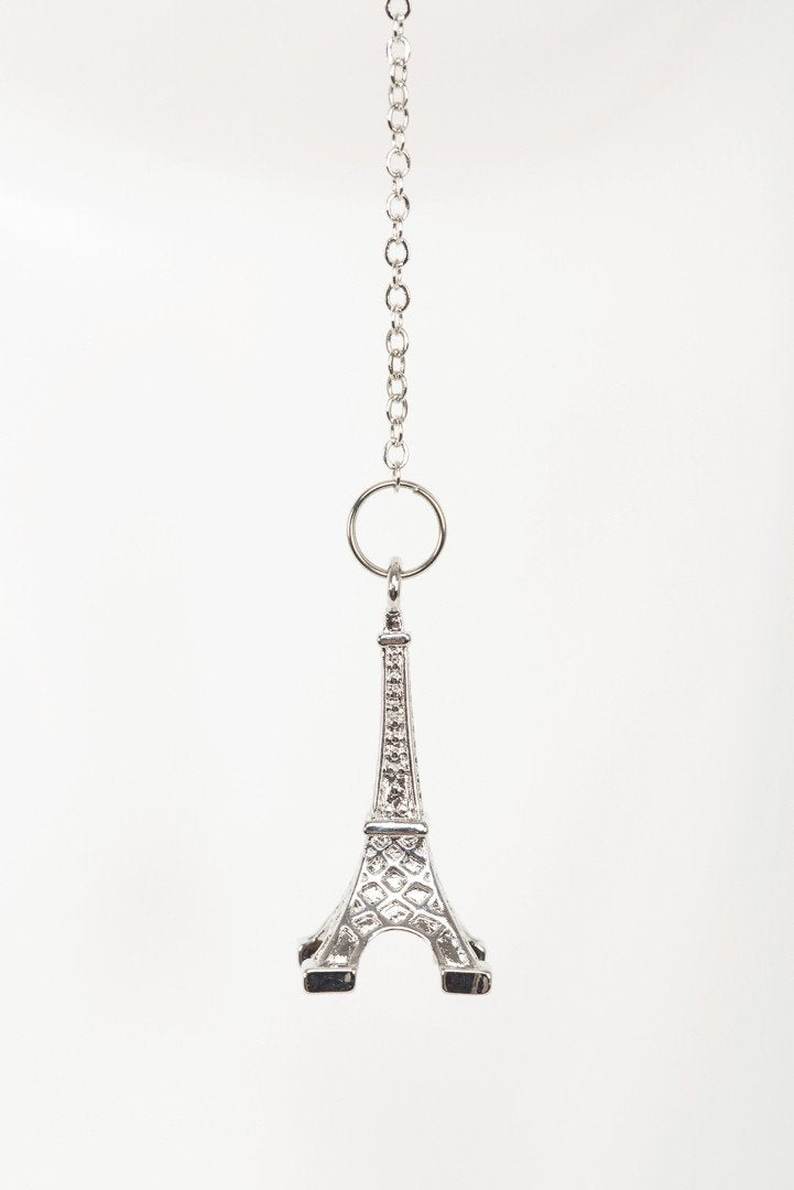 fr-ulein-kink-eiffel-chain-pasties-schwarz-silber-kette image 2
