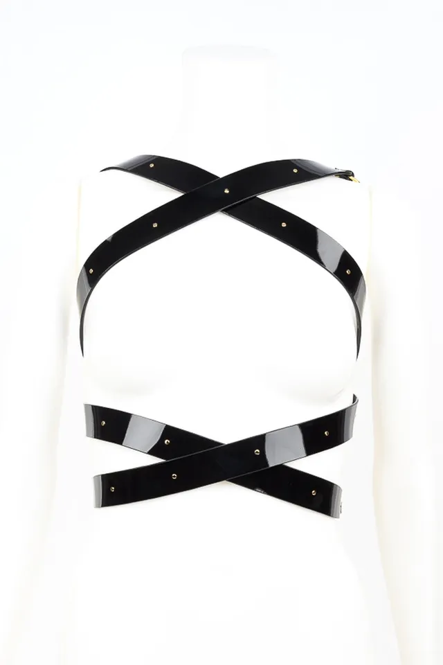 fr-ulein-kink-rica-wrap-harness-lackleder-gr-one image 1
