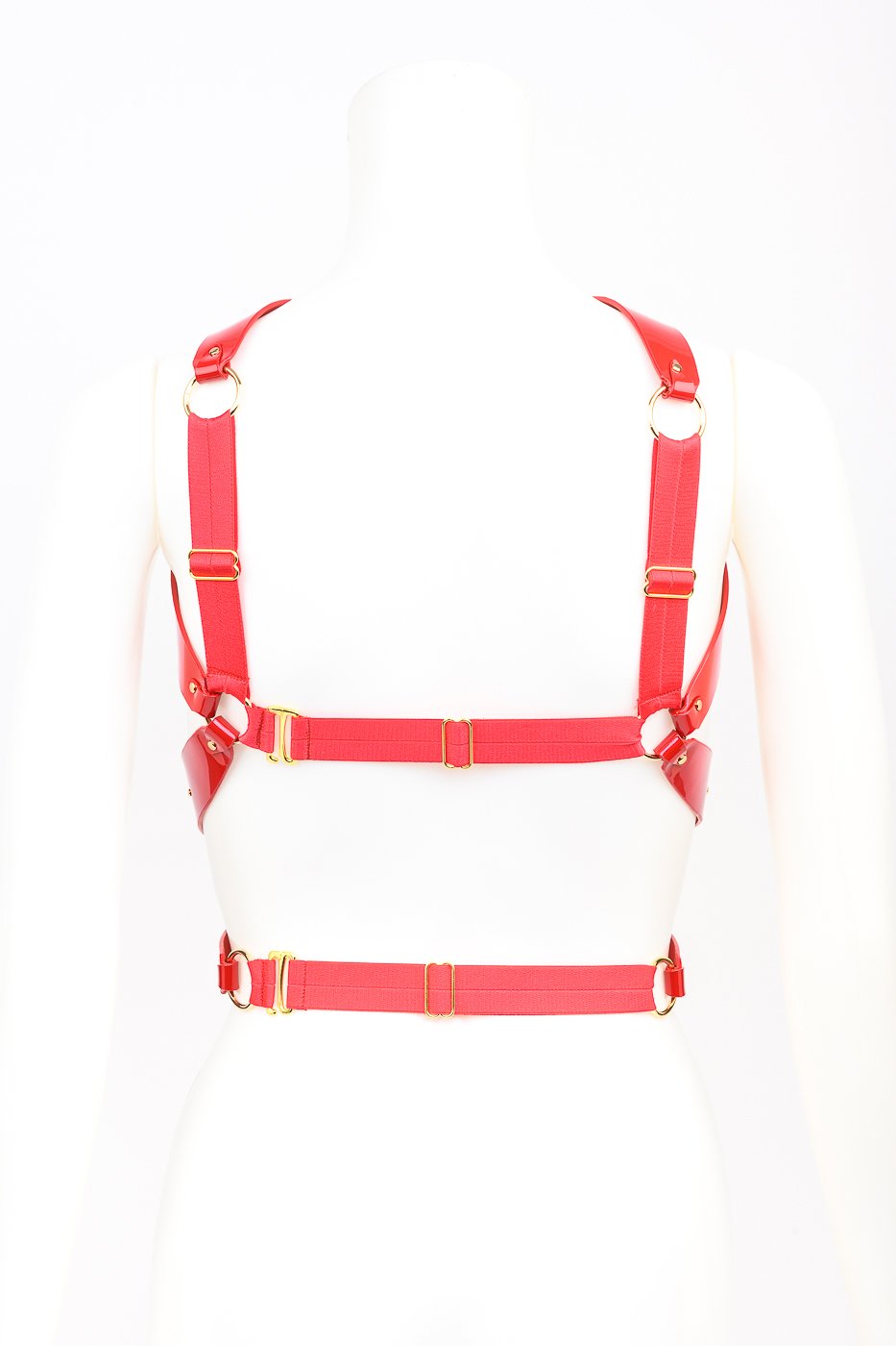 fr-ulein-kink-roja-wrap-harness-rot-lackleder image 7
