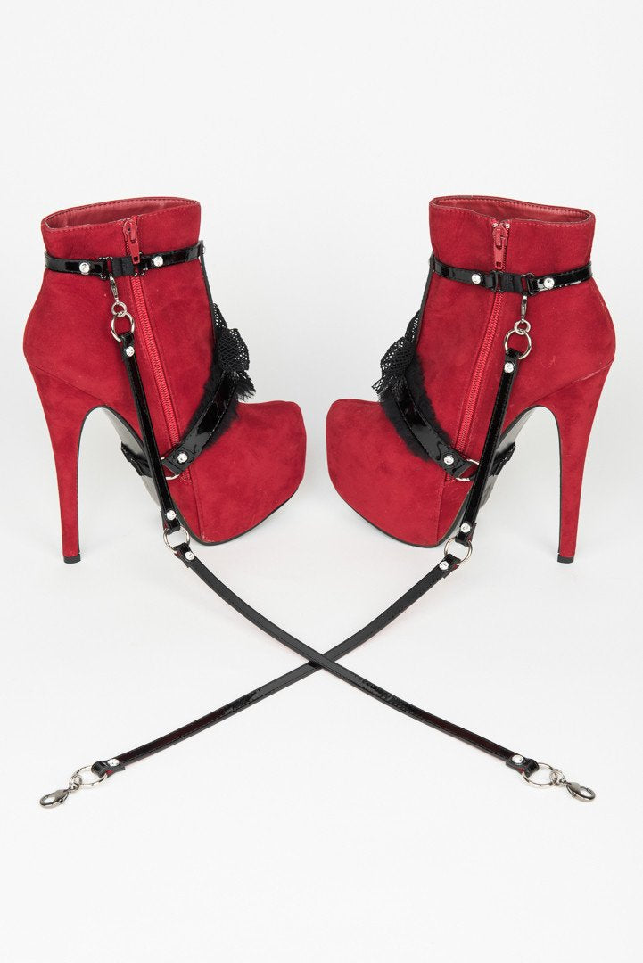 fr-ulein-kink-kiss-heel-fu-fesseln-leder-schwarz-lack image 1