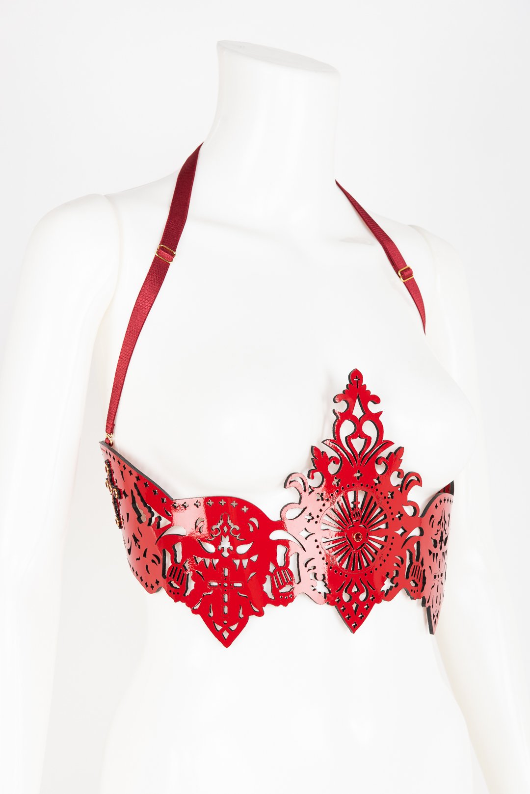 fr-ulein-kink-rosso-underbust-harness-rot-lack-s-m-m-l image 7