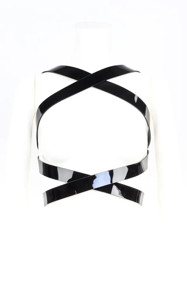 fru00e4ulein-kink-fk-wrap-harness-one-leder-schwarz image 1