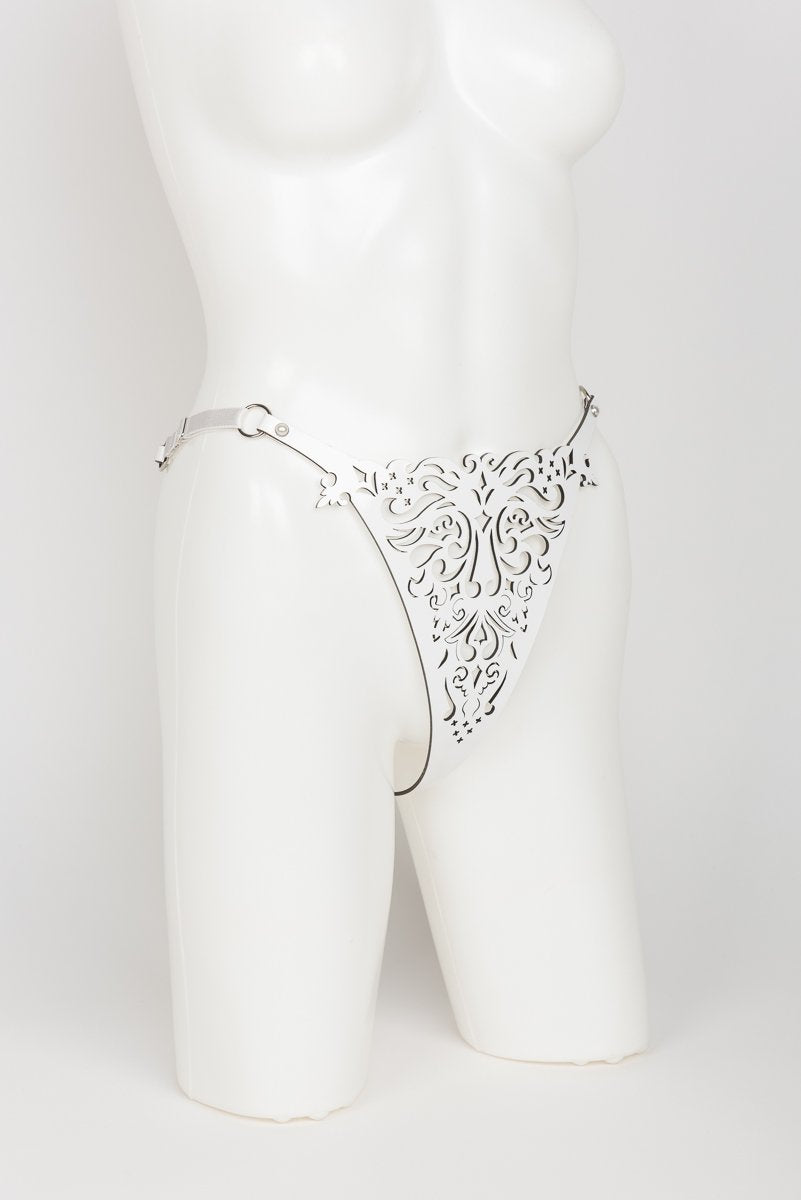 fr-ulein-kink-bianco-string-lackleder-wei-s-m image 5