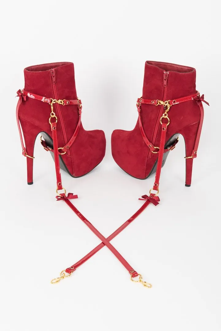 fr-ulein-kink-red-hot-heel-fu-fesseln-rot-mit-leine image 1