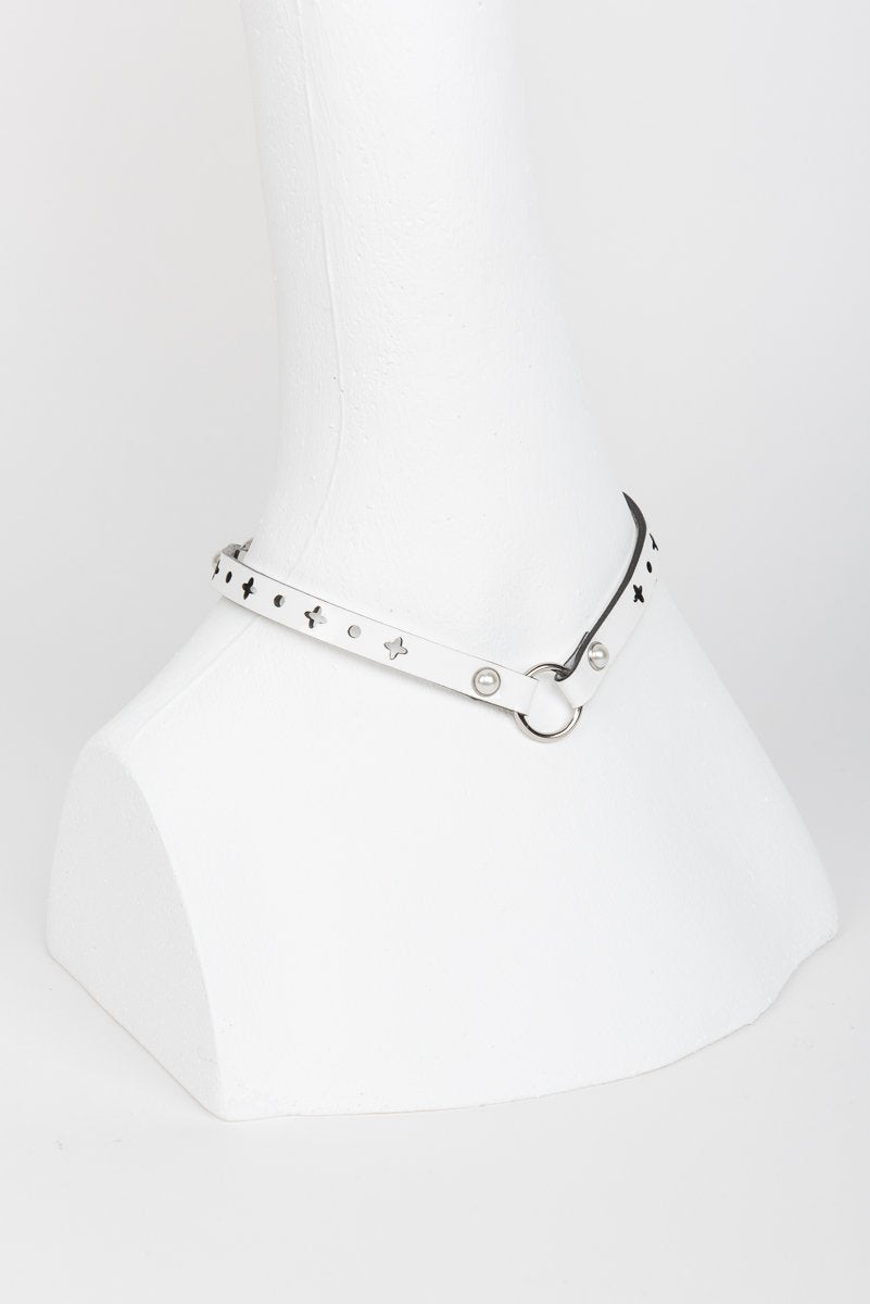 fr-ulein-kink-bianco-collar-halsband-wei-lack image 2