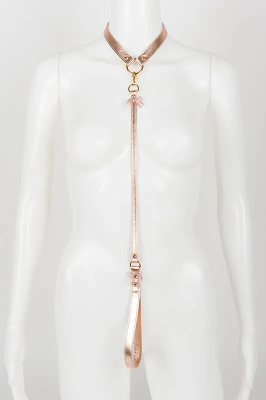 fr-ulein-kink-collars-lolita-lead-halsbandleine-rosegold image 1