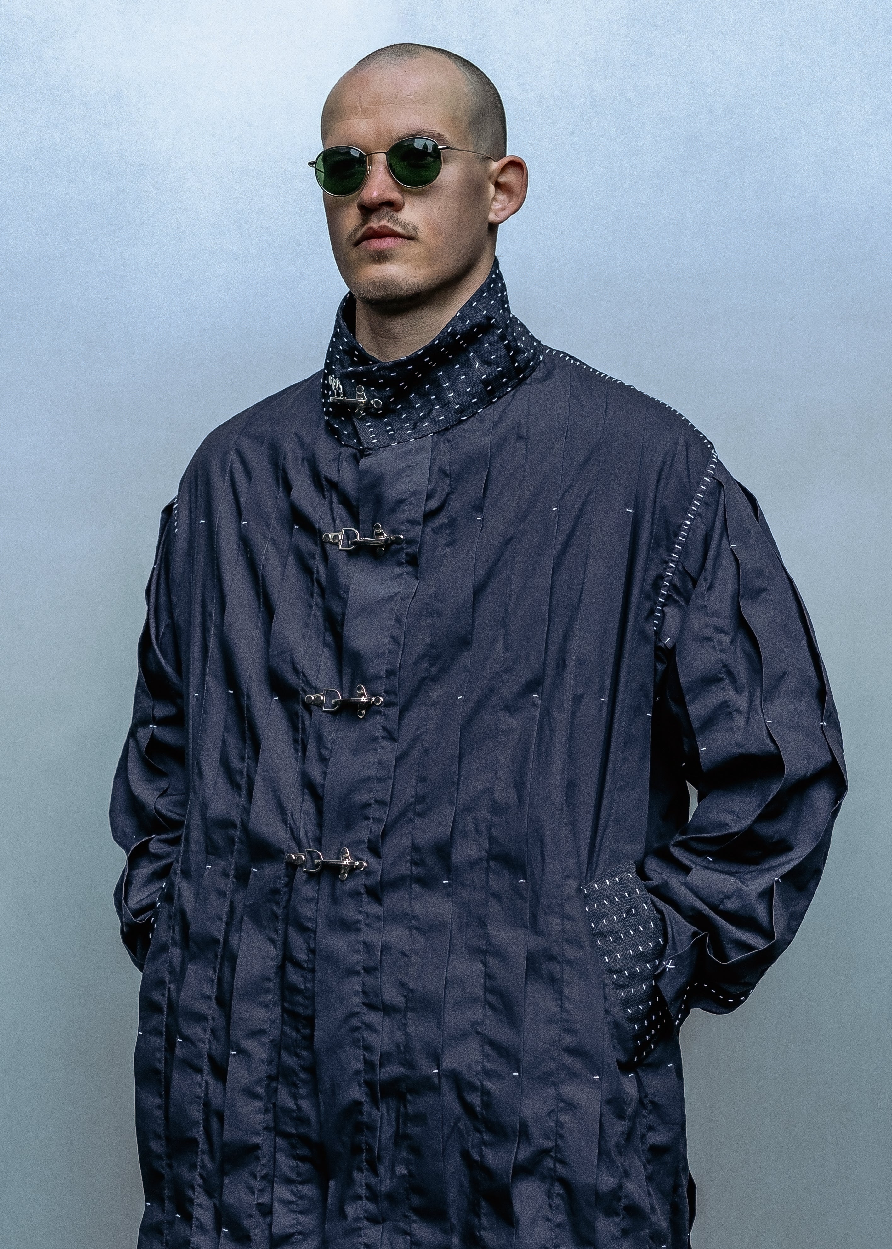 dennis-chuene-miyake-coat-mantel-baumwoll-twill image 5