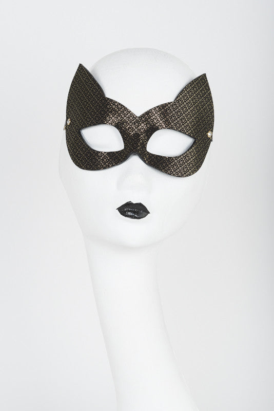 fraulein-kink-blindfolds-lush-molded-mask-ledermaske-schwarz image 1