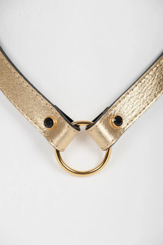 fr-ulein-kink-oro-collar-halsband-gold image 1