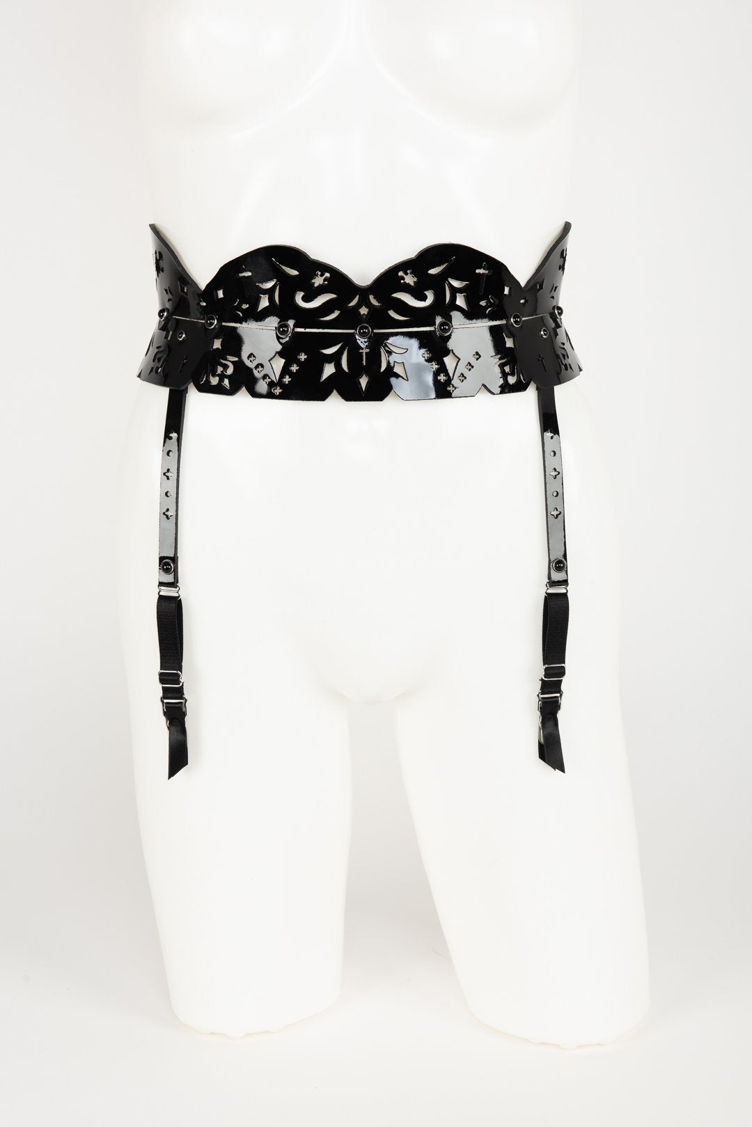 fr-ulein-kink-lingerie-nero-skinny-strapsg-rtel-schwarz-s-m image 1