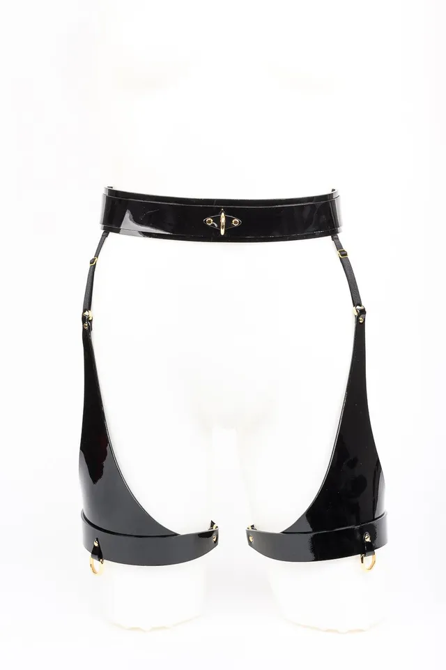 fr-ulein-kink-rica-strapsg-rtel-schwarz-one-leder image 1