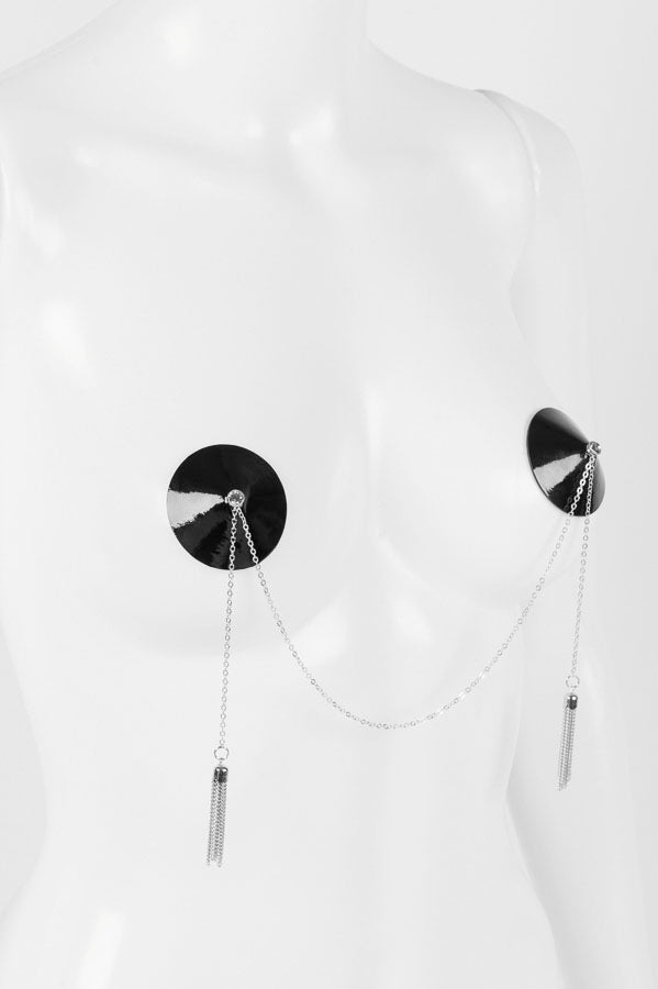 fr-ulein-kink-jet-silver-pasties-schwarz-silber-kette image 3