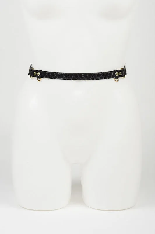 fr-ulein-kink-luxe-belt-g-rtel-python-schwarz-einheitsgr-e image 1