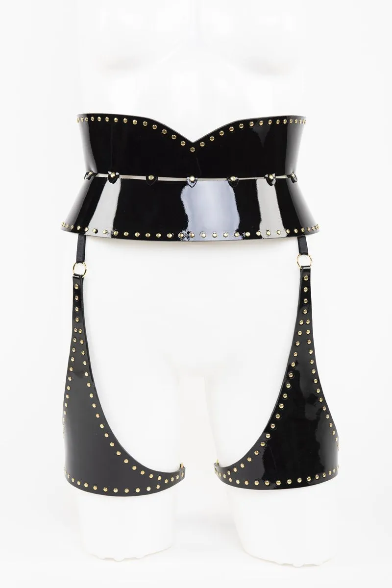 fr-ulein-kink-ricco-strapsg-rtel-lackleder-gr-two-schwarz image 1