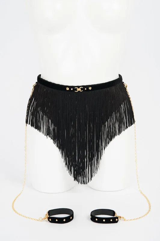 fr-ulein-kink-noir-skirt-bondage-rock-schwarz-mit-ketten image 1