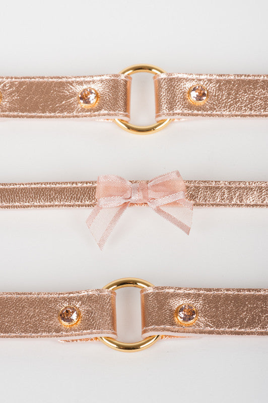 fru00e4ulein-kink-lolita-handfesseln-rosegold-leder image 1
