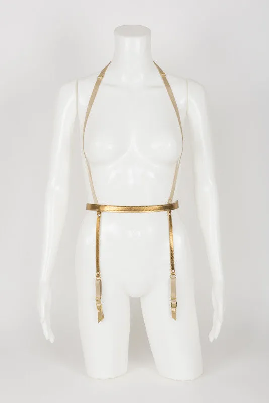 fr-ulein-kink-lavish-strapshalter-bronze-leder image 1