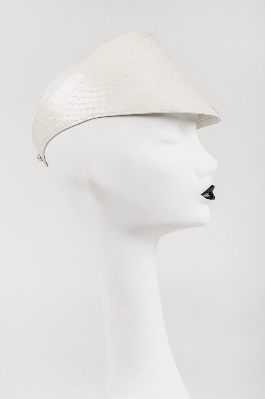 fr-ulein-kink-ivory-visor-sonnenschild-python-elfenbein image 5