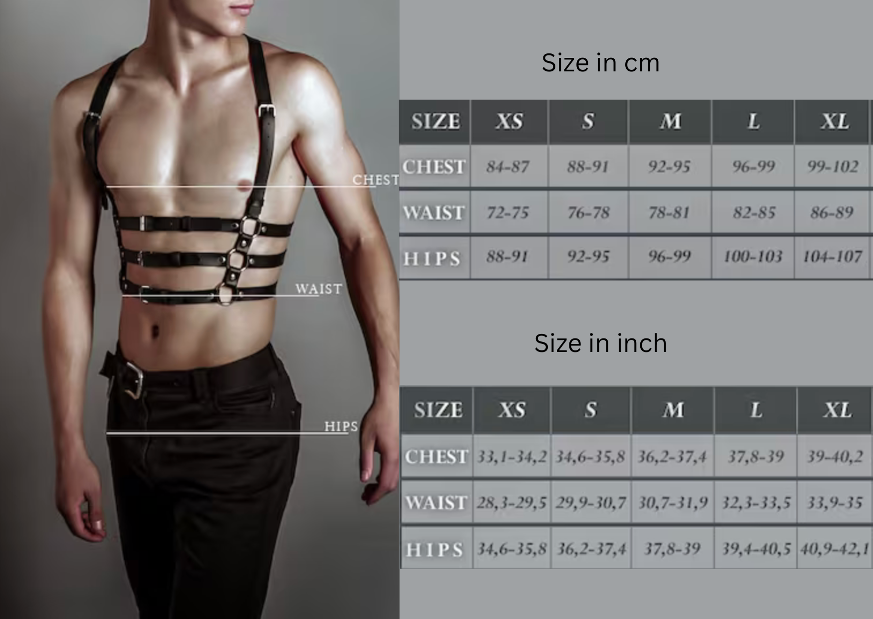 amoreze-the-artist-leder-harness-herren-schwarz-m image 5