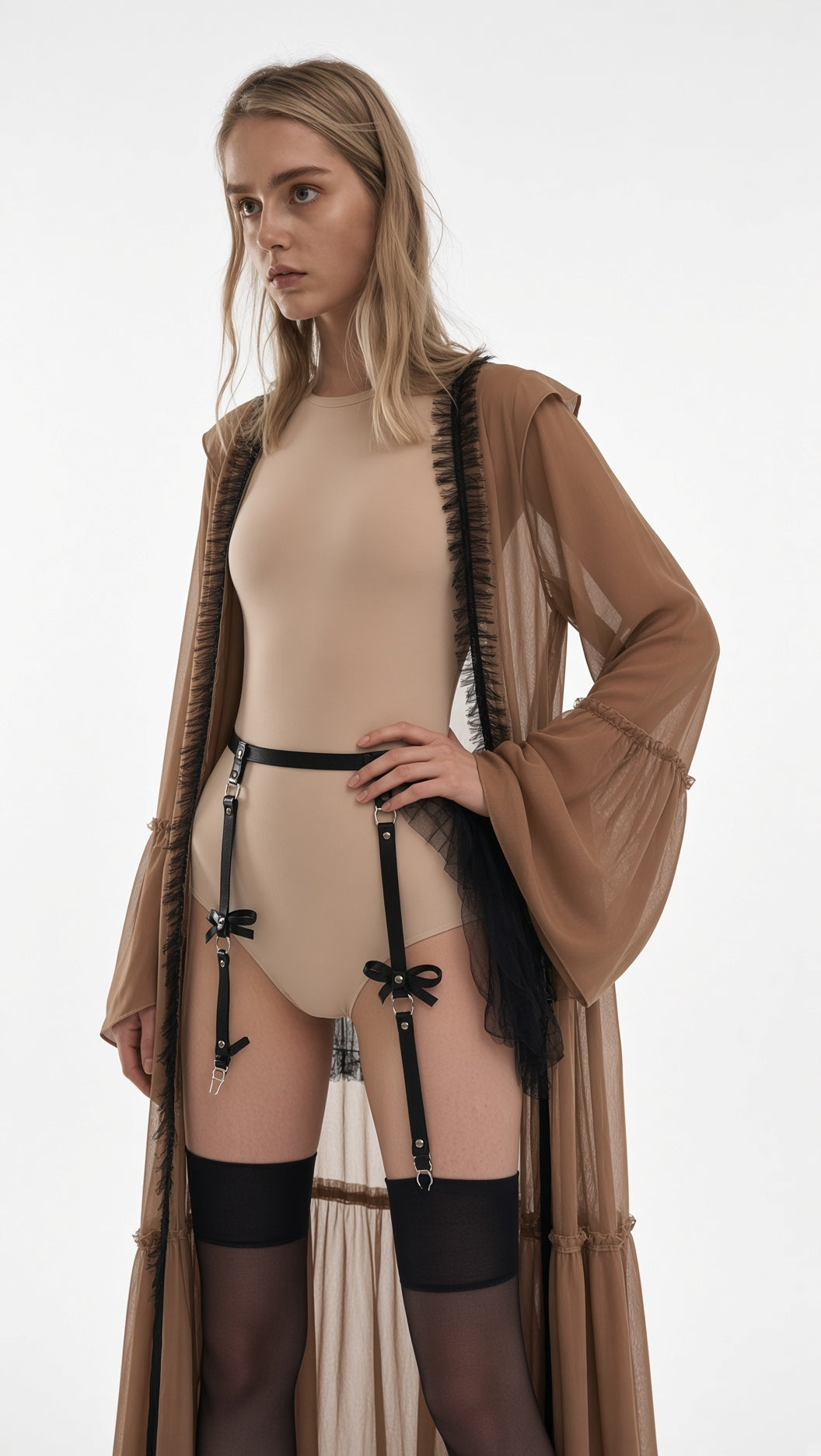 amoreze-waldbrand-strumpfg-rtel-leder-schwarz-m image 2