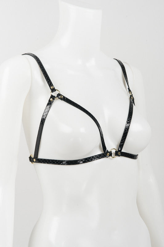 fr-ulein-kink-luxe-harness-schwarz-python-cage-bh image 4
