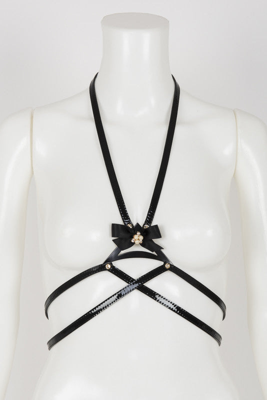 fr-ulein-kink-ritsy-harness-leder-harness-schwarz-gold image 1