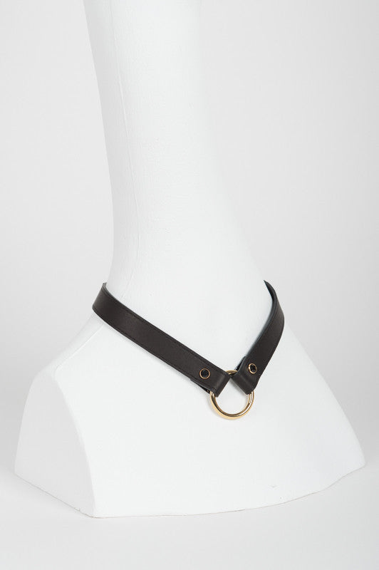 fr-ulein-kink-onyx-halsband-leder-schwarz-swarovski image 6