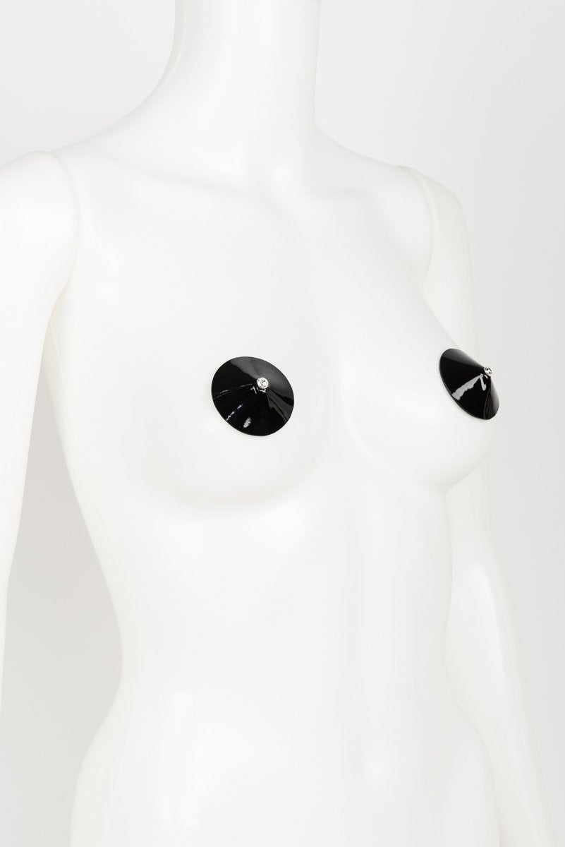 fr-ulein-kink-pasties-nero-crystal-nippelcover-lack-schwarz-swarovski image 3
