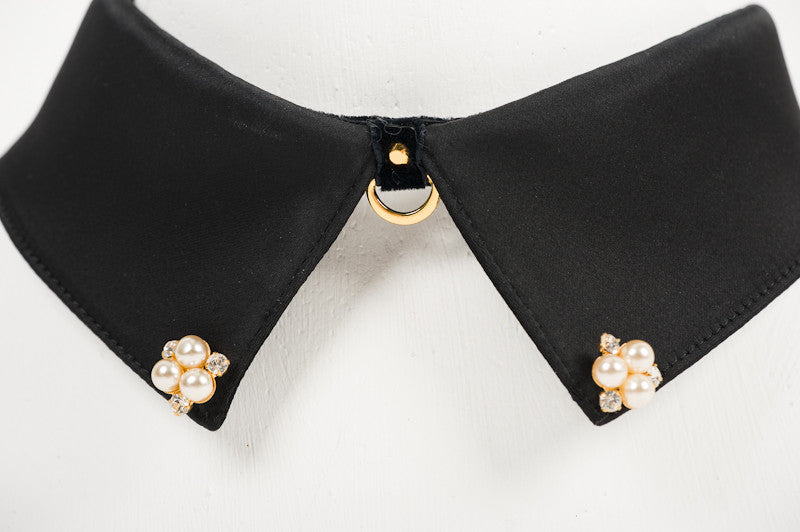 fr-ulein-kink-noir-halsband-satin-schwarz-mit-leine image 5