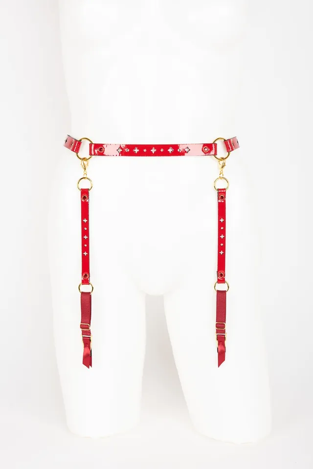 fr-ulein-kink-rosso-garter-belt-strumpfhalter-rot-one-size image 1