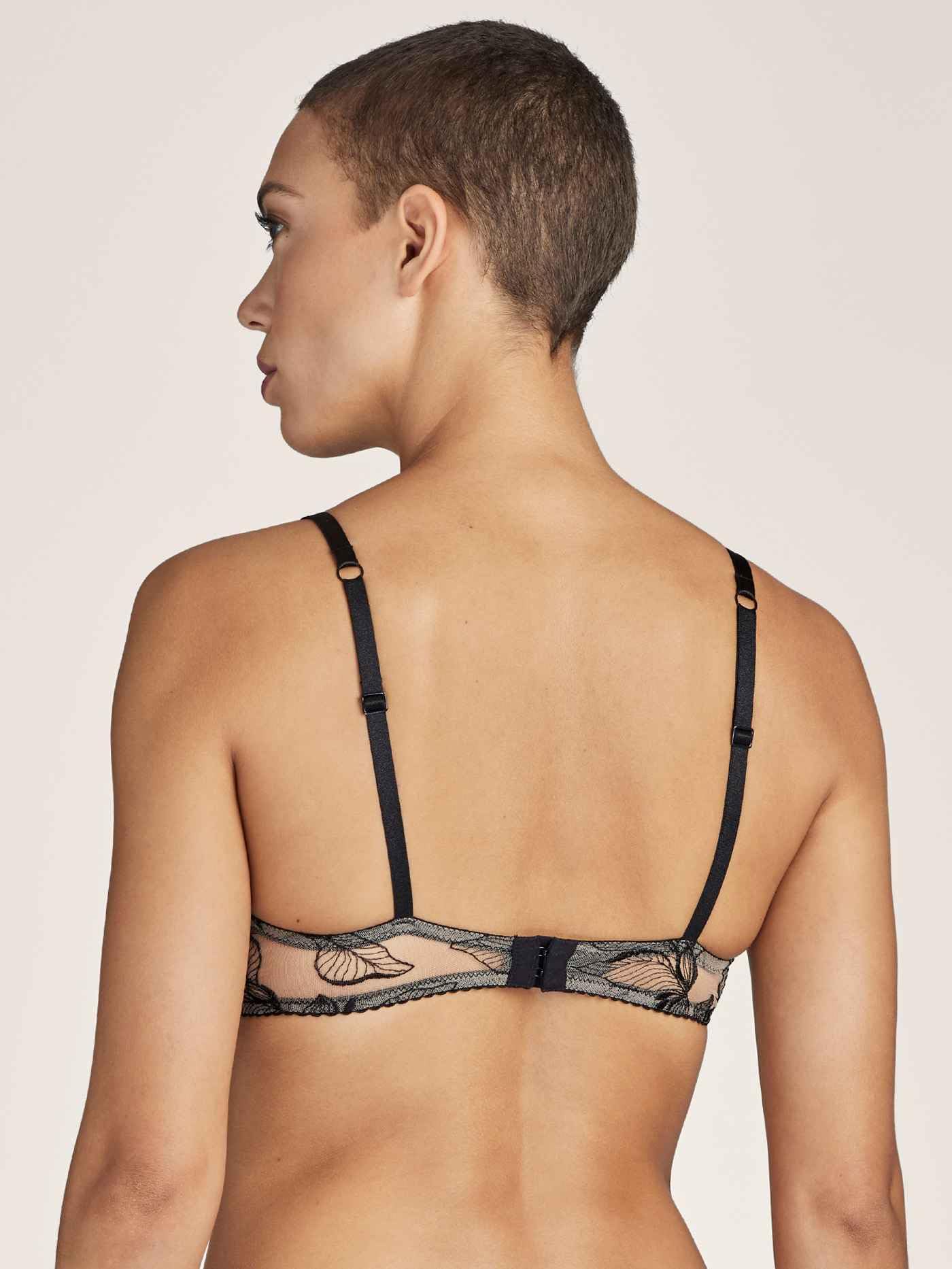 aubade-fleur-de-tattoo-plunge-bh-push-up-75e-schwarz image 3