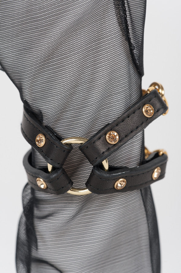 fraulein-kink-caviar-gloves-handschuhe-t-ll-swarovski-schwarz image 3