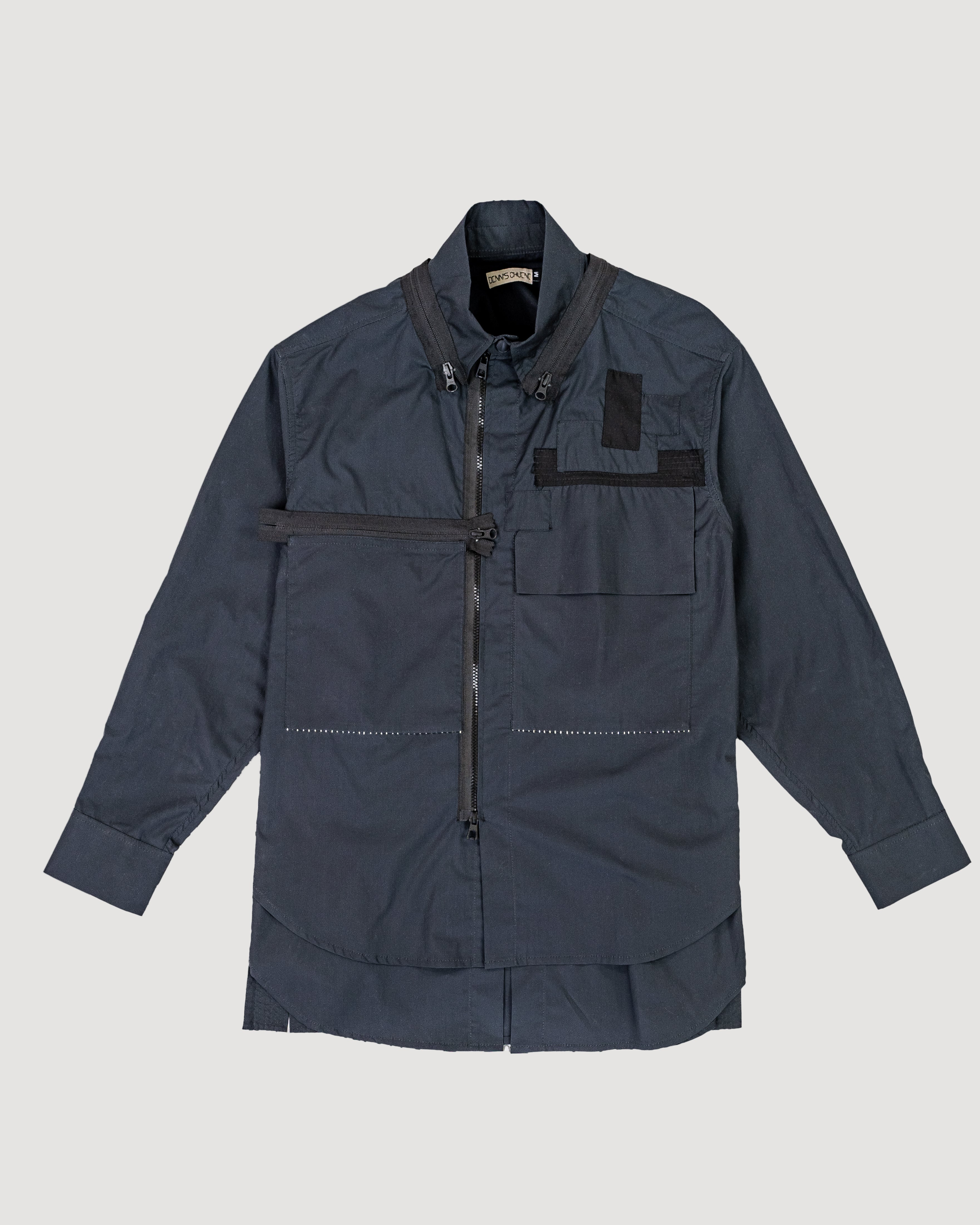 dennis-chuene-maru-layered-shirt-hemd-baumwolle-langarm image 2