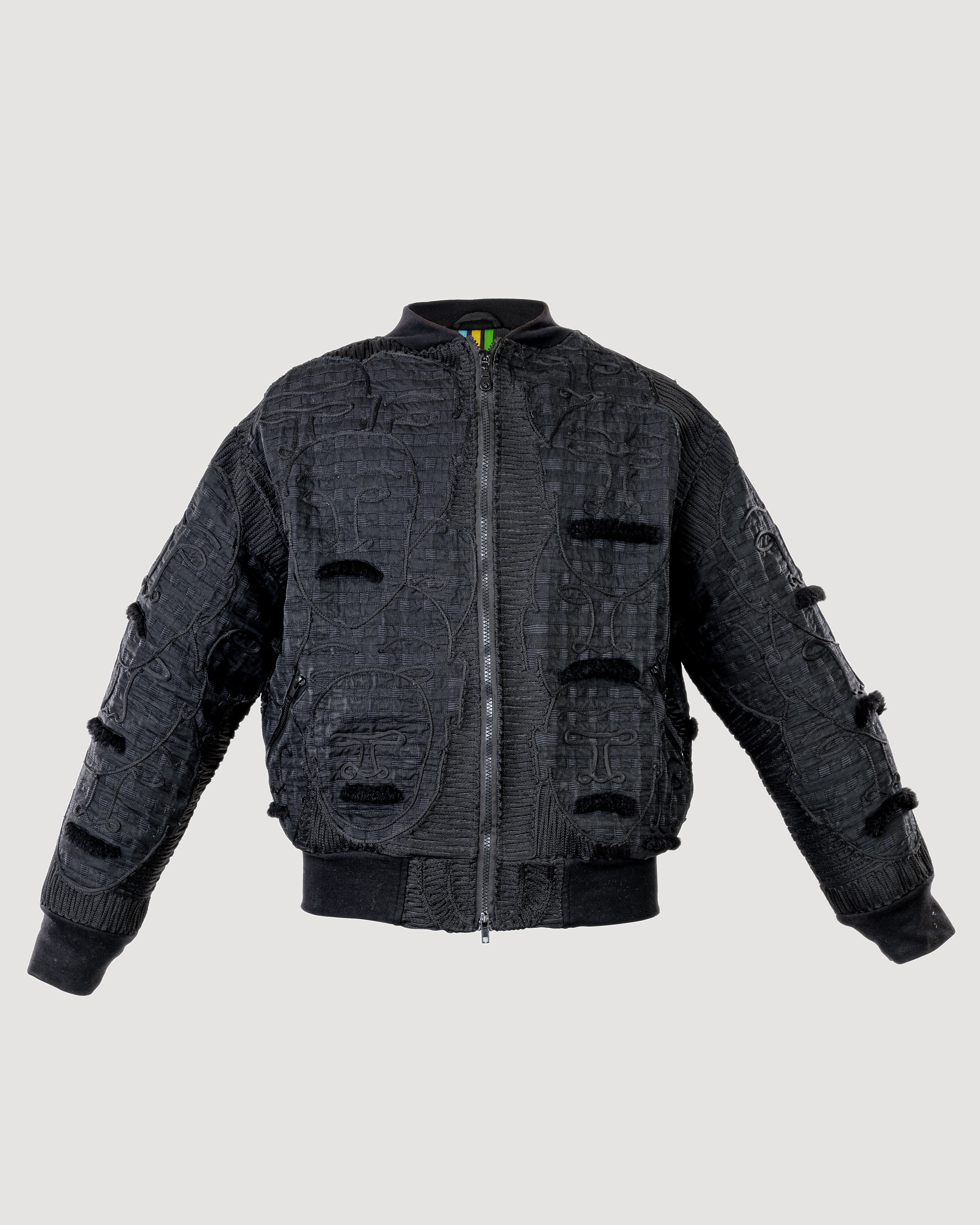 dennis-chuene-outerwear-thick-skin-faces-jacke-medium image 1