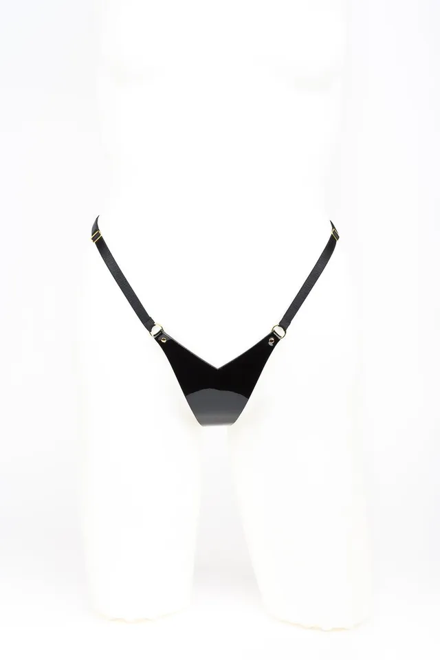 fraulein-kink-lingerie-fk-mini-string-string-schwarz-one-size-lack image 1