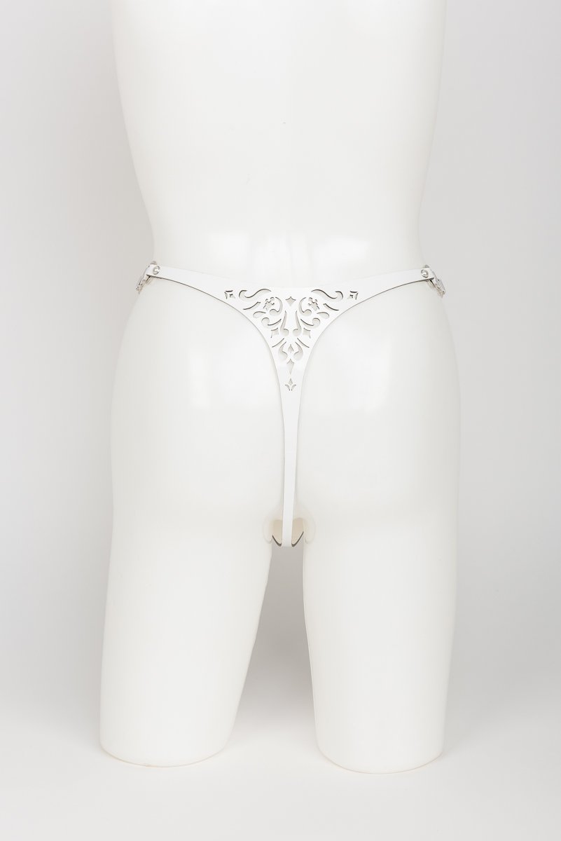 fr-ulein-kink-bianco-string-lackleder-wei-s-m image 6