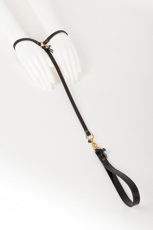 fr-ulein-kink-onyx-t-strap-fesseln-schwarz-leder-swarovski image 1