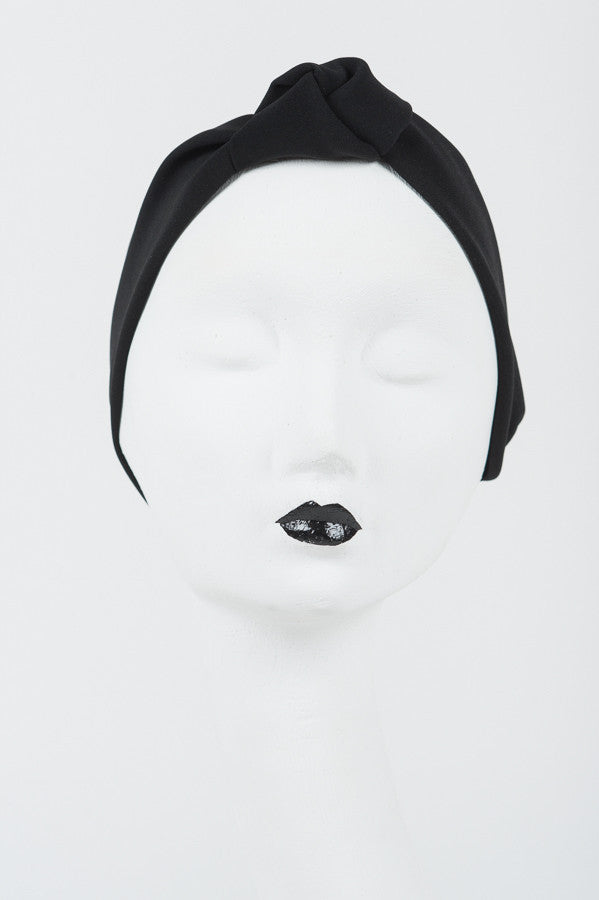 fr-ulein-kink-caviar-turban-headband-satin-schwarz-verstellbar image 4
