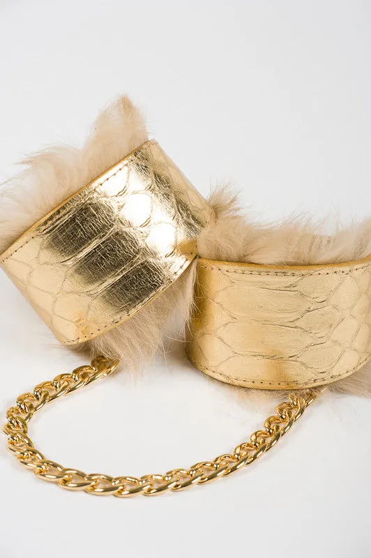 fr-ulein-kink-golden-handcuffs-handfesseln-python-gold image 1