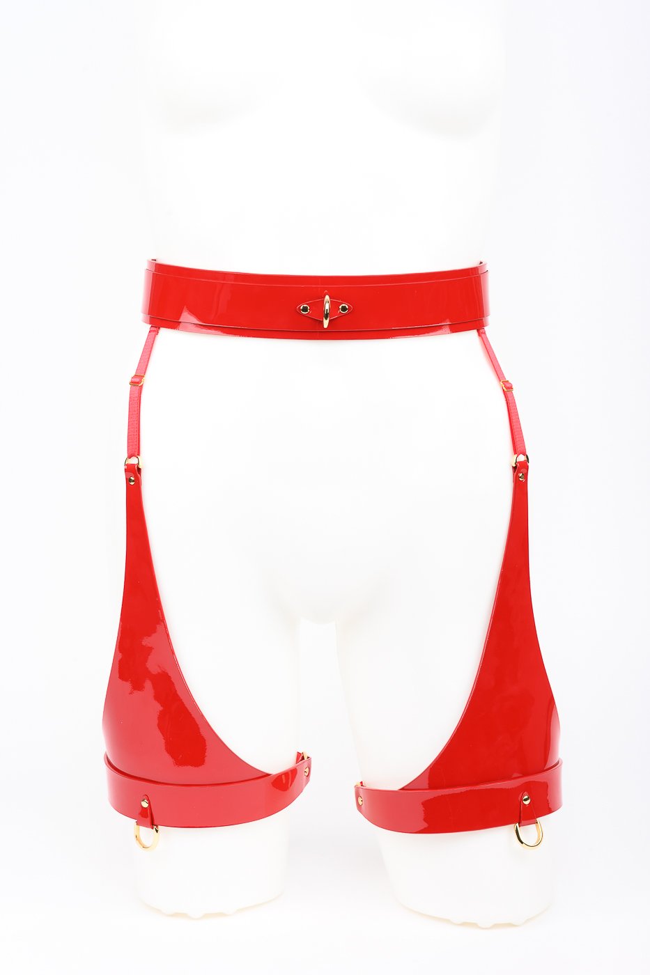 fr-ulein-kink-roja-strapsg-rtel-lack-rot-gr-e-one image 1
