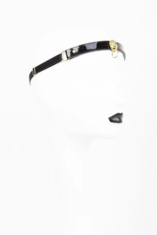 fr-ulein-kink-leone-headband-haarband-schwarz-gold image 1