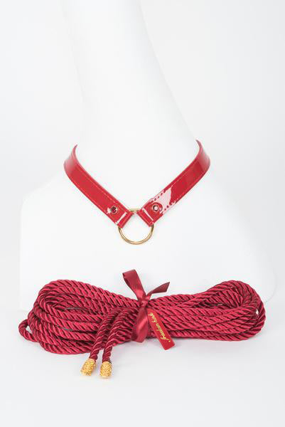 fr-ulein-kink-red-hot-lasso-set-halsband-fesselseil-rot-5-m image 1