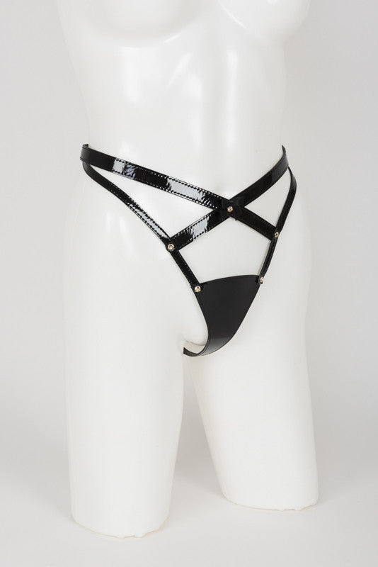 fraulein-kink-ritsy-string-lederstring-schwarz-s-m image 4