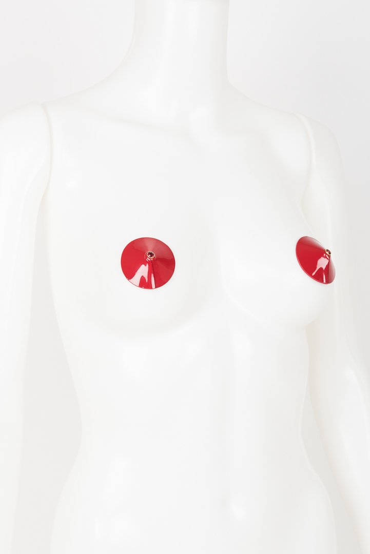 fr-ulein-kink-rosso-pasties-nippelcover-rot-lack-swarovski image 4